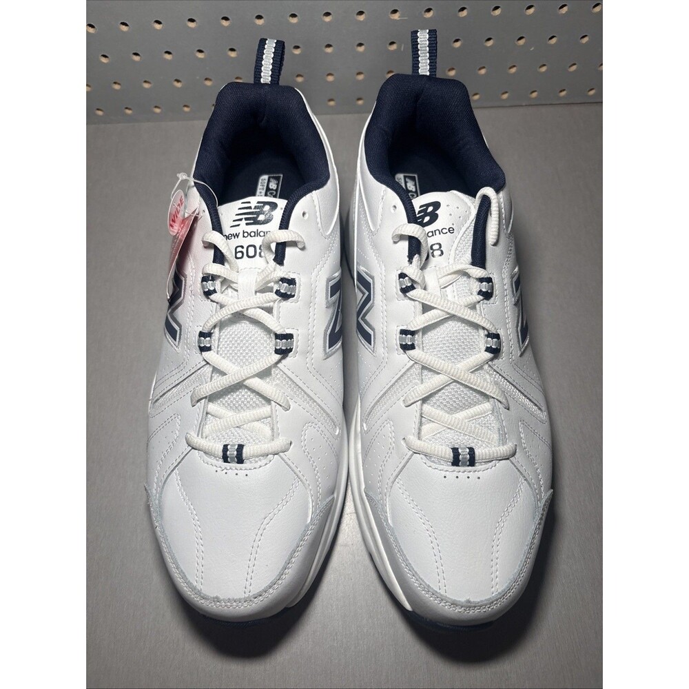 New Balance 608v5 Shoes Mens 12 4E EEEE Extra Wide White Blue MX608WN5 NWT NEW - Picture 6 of 15